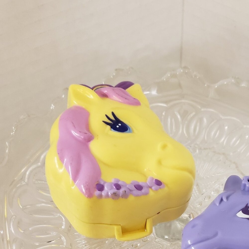 1990 Vintage Bluebird Polly Pocket ❤ 1994 Pony Riding